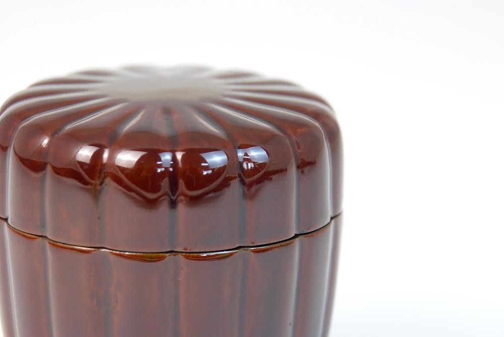 ■2.2中棗　菊彫　溜内黒　ＳＲ-193 | 2枚目